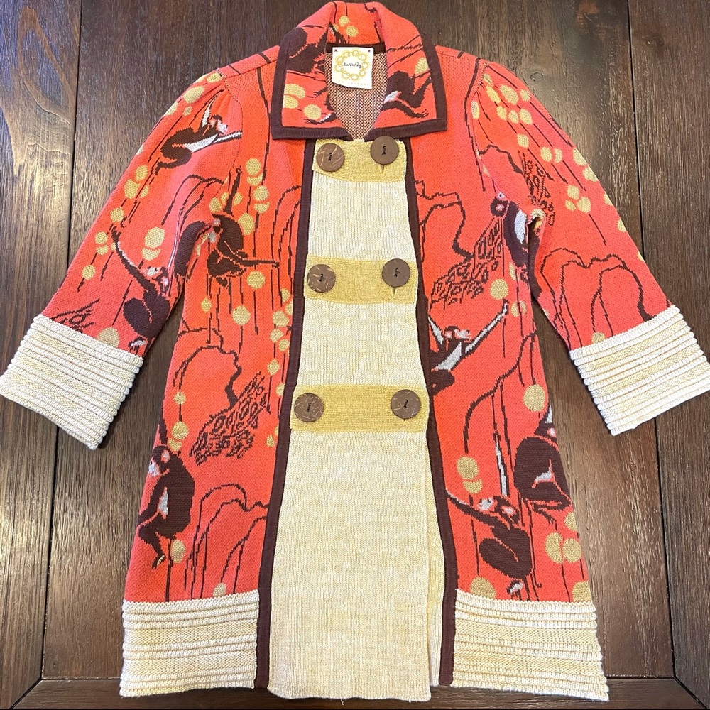 Anthropologie Kids Dress - Red and Cream